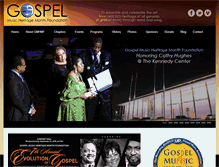 Tablet Screenshot of gospelmusicheritage.org